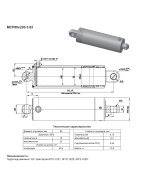 МСР 80х220-3.82 (395) Гидроцилиндр плунжерный МТЗ