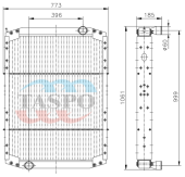 107Т-1301010 Радиатор водяной (МАЗ-107;-105;-203;-205)