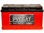 Аккумулятор 6СТ-90 РУСБАТ Обратная полярность пусковой ток 760А (АКБ)