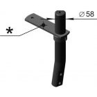 Стойка поворота режущего узла (58 мм) правая 4х4.01.022.00.000 (БДМ, БДП)