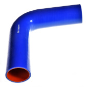 142-1303010 Патрубок радиатора МТЗ верхний силиконовый (РФ)