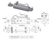 МС 100/40х200-4.44.1 (515) Гидроцилиндр задней навески (МТЗ-80/82, ЮМЗ)