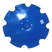 Диск бороны зубчатый D=645x6 mm (5 отв.), Lemken 34910029