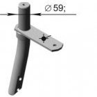 Стойка поворота режущего узла (59 мм) 4х4.01.021.00.000-01 (БДМ, БДП)
