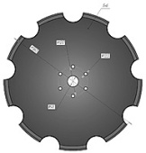 Диск БДМ 560х6 РЗЗ.1905-22 (АДУ-6)