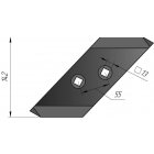 Долото накладное левое РЗЗ.11.51.240