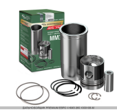 260-1000108-М Поршнекомплект Мтз, Маз, "Дальнобойщик" (Евро-2) палец 42 мм, полный комплект