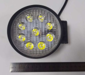 CH007 Фара рабочая светодиодная(круглая) 27W 9 диодов по 3W CH007 27W 2S-CH007 27W/87