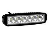 P003 Фара светодиодная рабочая 18W, 6 диодов по 3W, дальний свет, spot/129, РФ