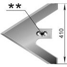 Лапа (410 мм) РЗЗ.043.03.110 (Алмаз 65Г) КПЭ 3,8 окраш.